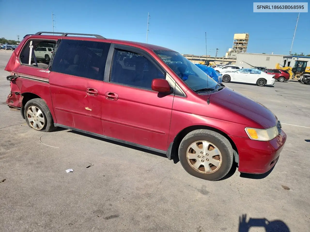 5FNRL18663B068595 2003 Honda Odyssey Ex