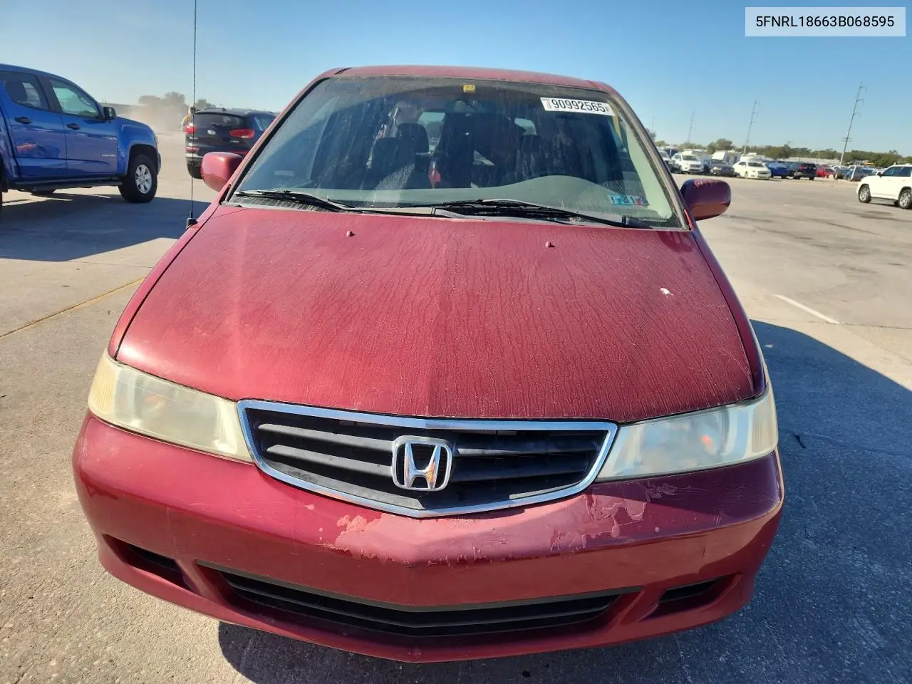 5FNRL18663B068595 2003 Honda Odyssey Ex