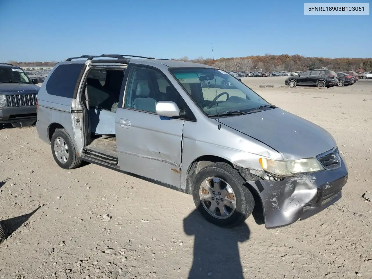 5FNRL18903B103061 2003 Honda Odyssey Exl