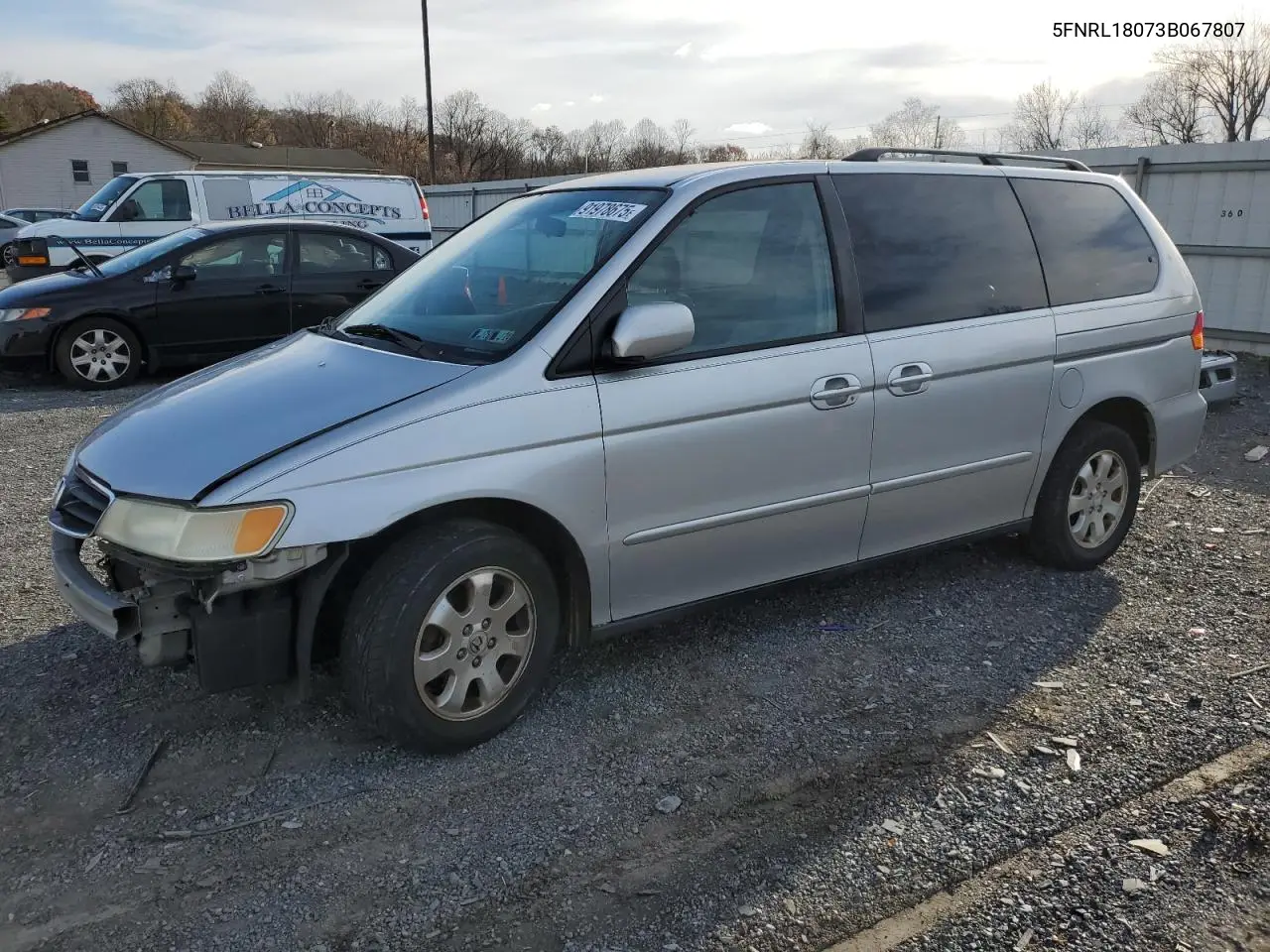 5FNRL18073B067807 2003 Honda Odyssey Exl