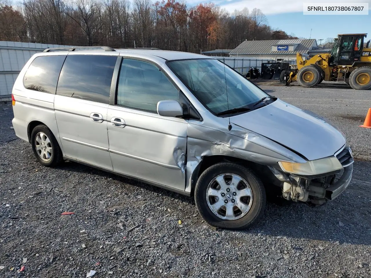 5FNRL18073B067807 2003 Honda Odyssey Exl