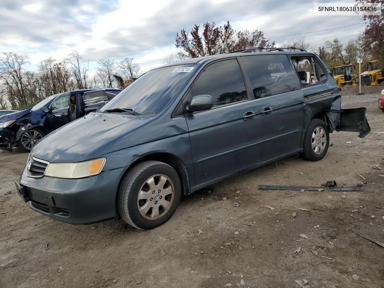 5FNRL18063B154436 2003 Honda Odyssey Exl