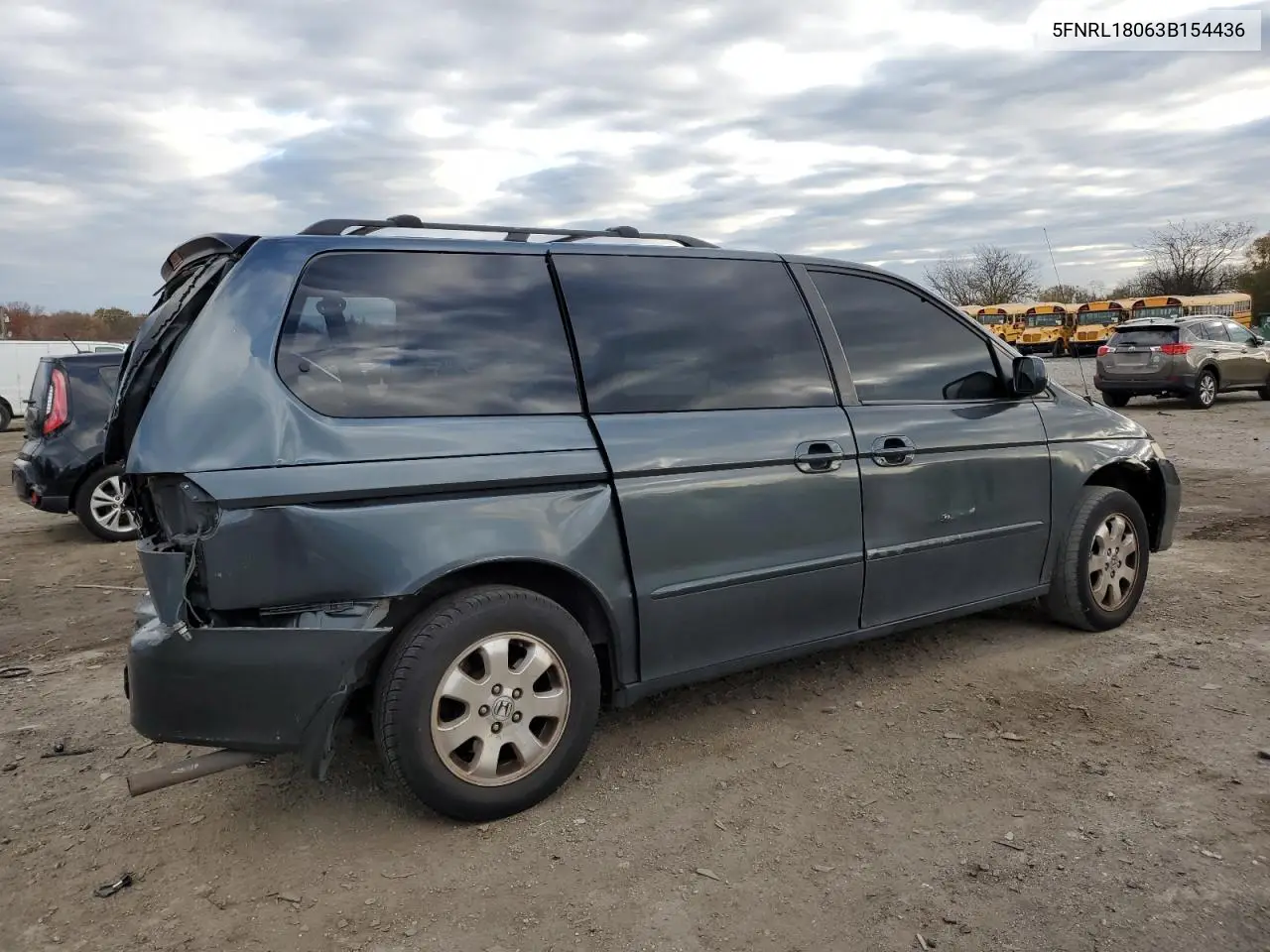5FNRL18063B154436 2003 Honda Odyssey Exl