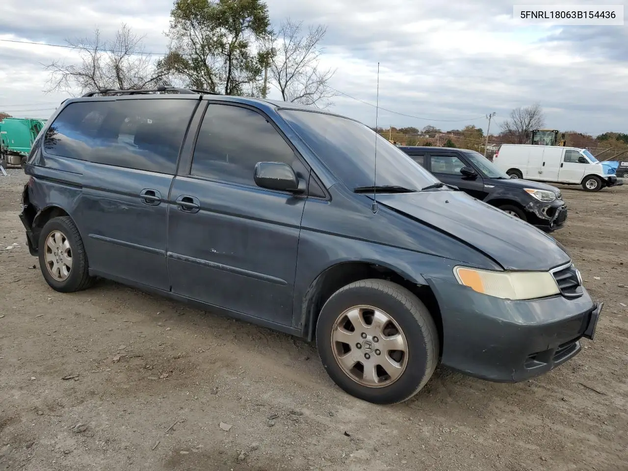 5FNRL18063B154436 2003 Honda Odyssey Exl