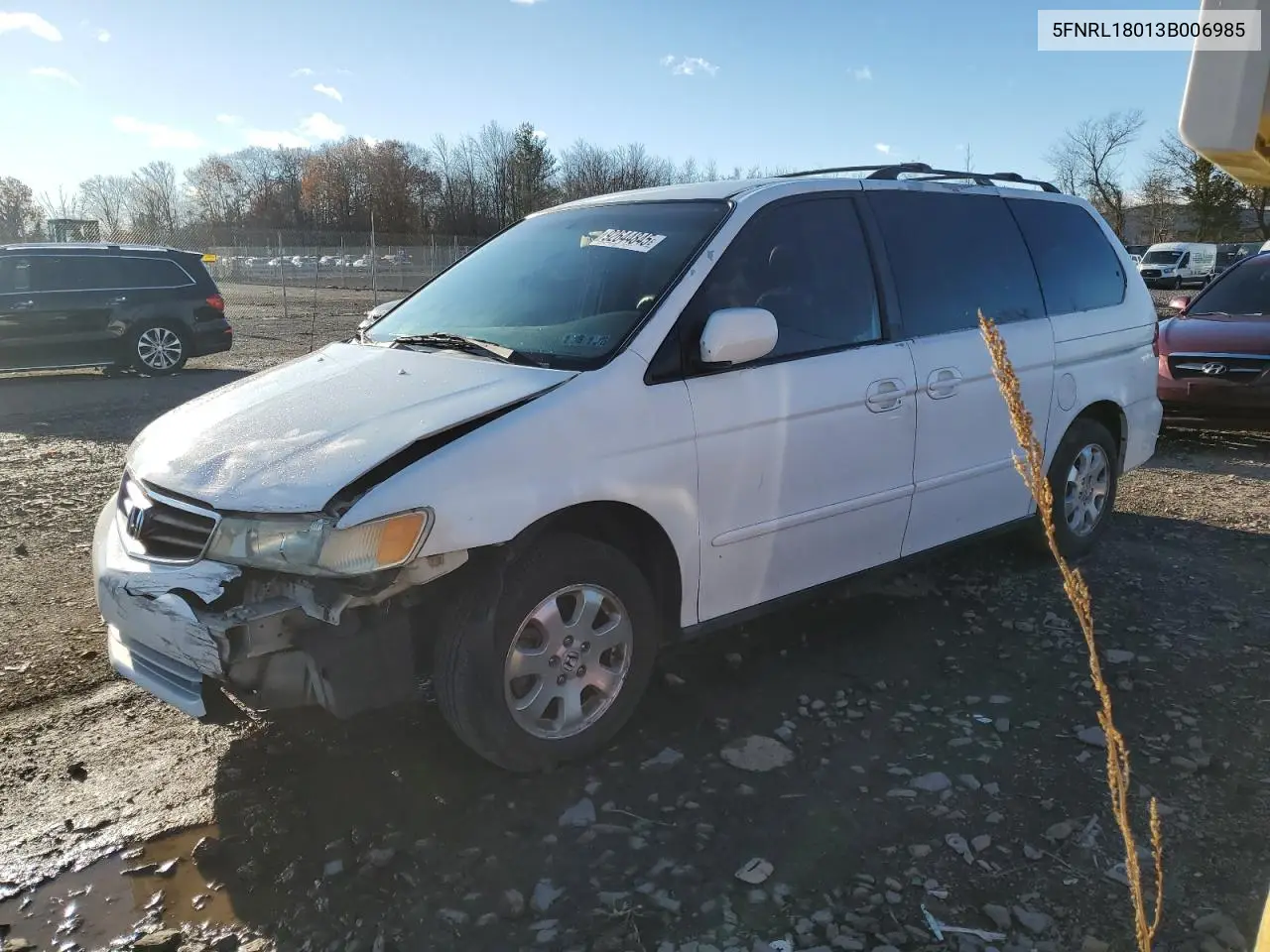 5FNRL18013B006985 2003 Honda Odyssey Exl