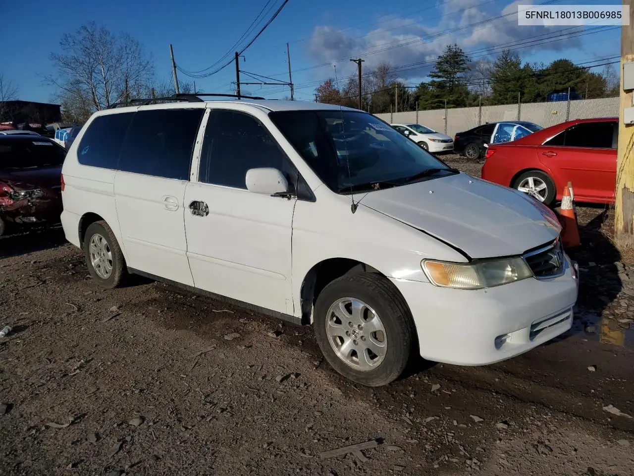 5FNRL18013B006985 2003 Honda Odyssey Exl