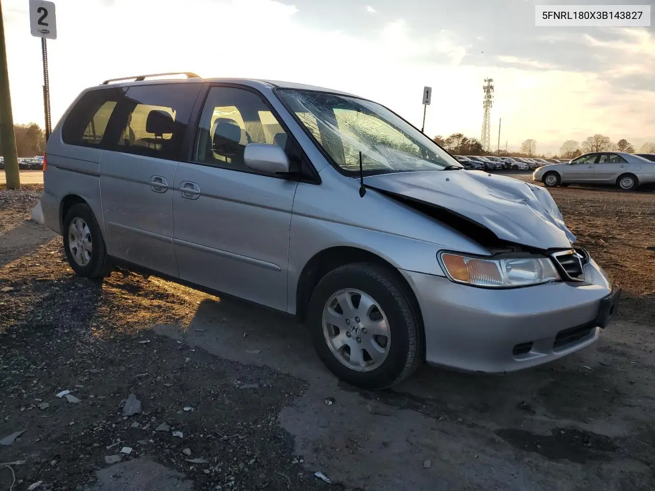 5FNRL180X3B143827 2003 Honda Odyssey Exl