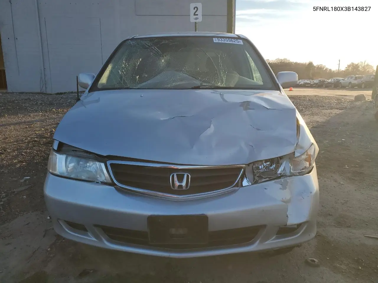 5FNRL180X3B143827 2003 Honda Odyssey Exl