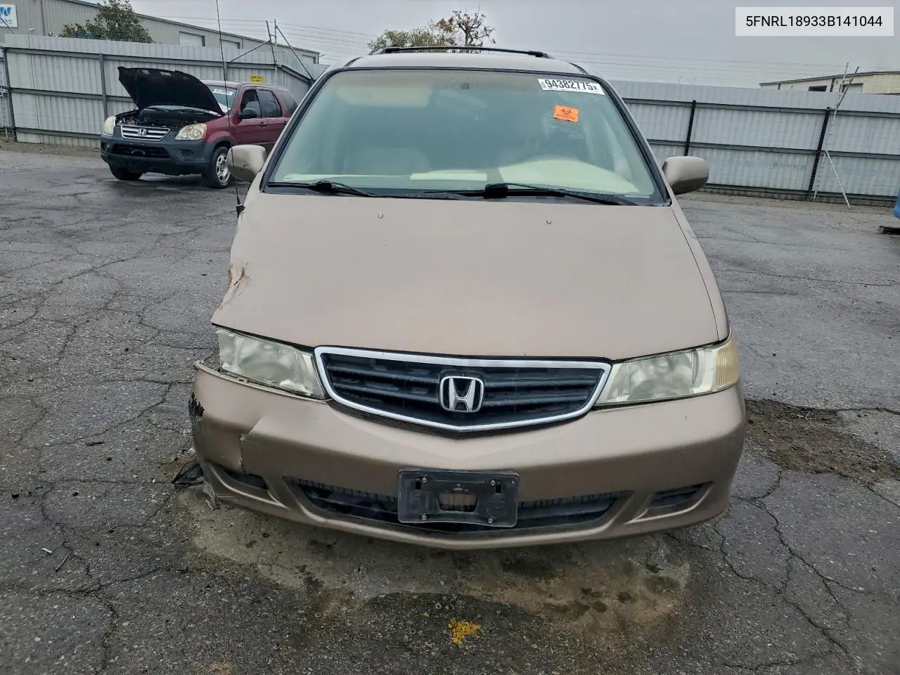 5FNRL18933B141044 2003 Honda Odyssey Exl