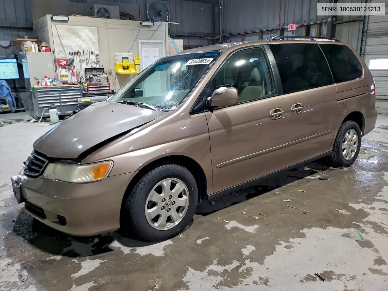 5FNRL18063B125213 2003 Honda Odyssey Exl