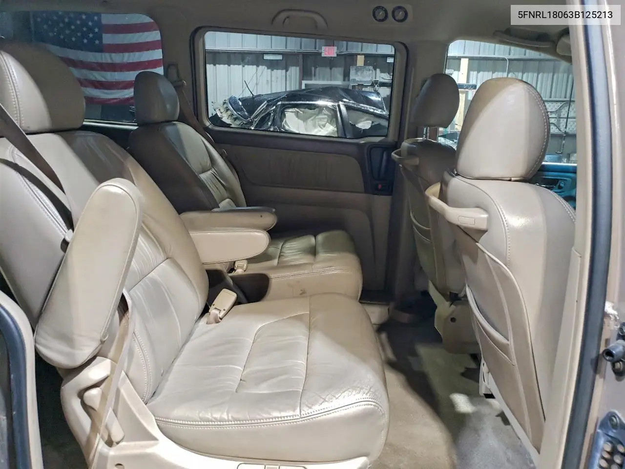5FNRL18063B125213 2003 Honda Odyssey Exl