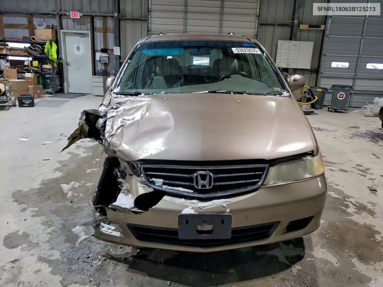 5FNRL18063B125213 2003 Honda Odyssey Exl