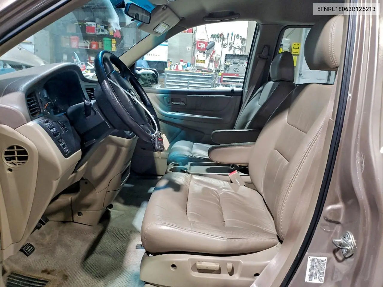 5FNRL18063B125213 2003 Honda Odyssey Exl