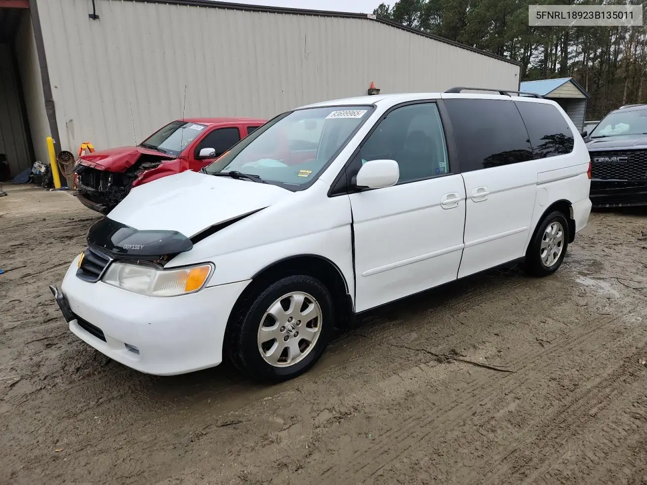 5FNRL18923B135011 2003 Honda Odyssey Exl