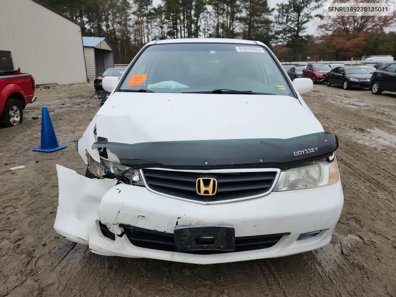 5FNRL18923B135011 2003 Honda Odyssey Exl