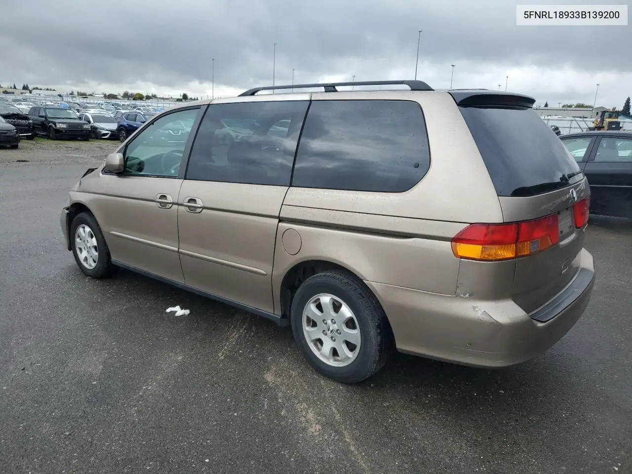 5FNRL18933B139200 2003 Honda Odyssey Exl