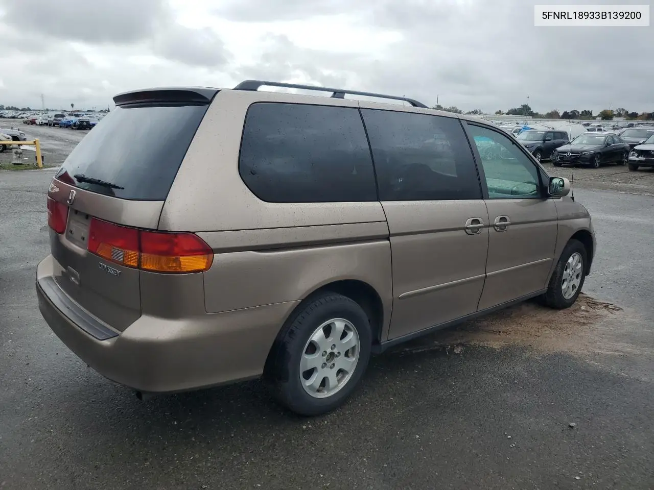 5FNRL18933B139200 2003 Honda Odyssey Exl