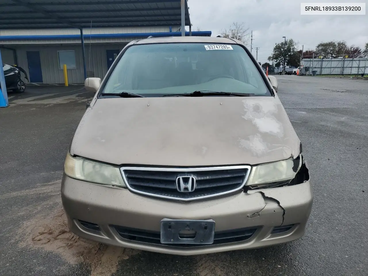 5FNRL18933B139200 2003 Honda Odyssey Exl