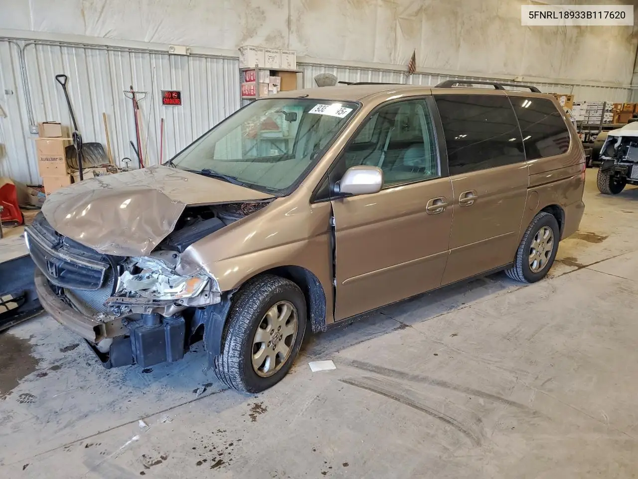 5FNRL18933B117620 2003 Honda Odyssey Exl