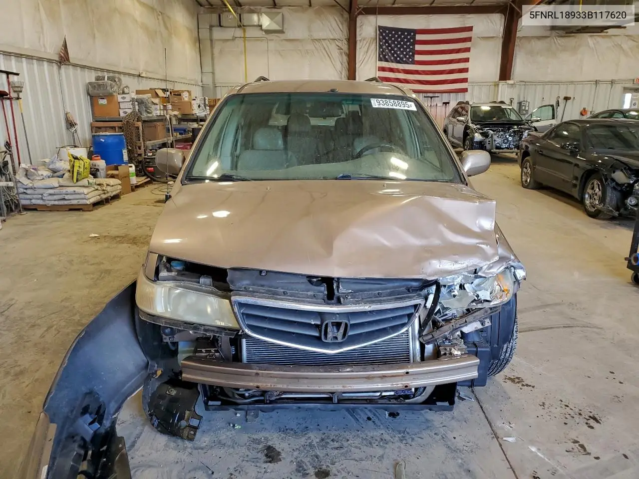 5FNRL18933B117620 2003 Honda Odyssey Exl