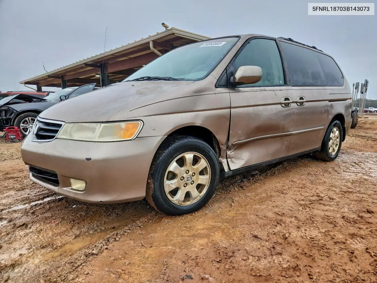 5FNRL18703B143073 2003 Honda Odyssey Exl