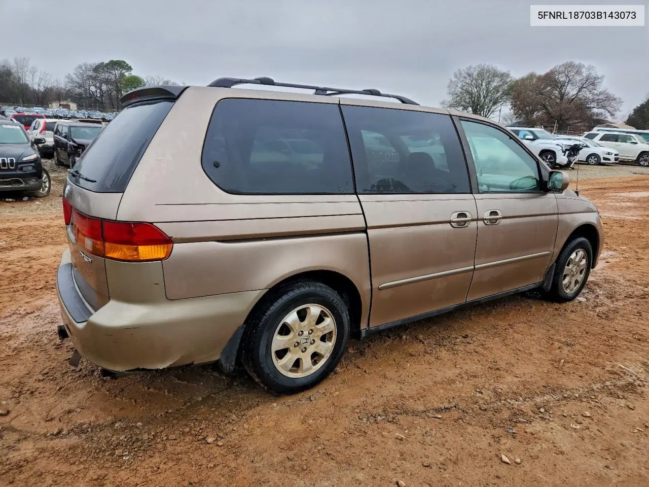 5FNRL18703B143073 2003 Honda Odyssey Exl