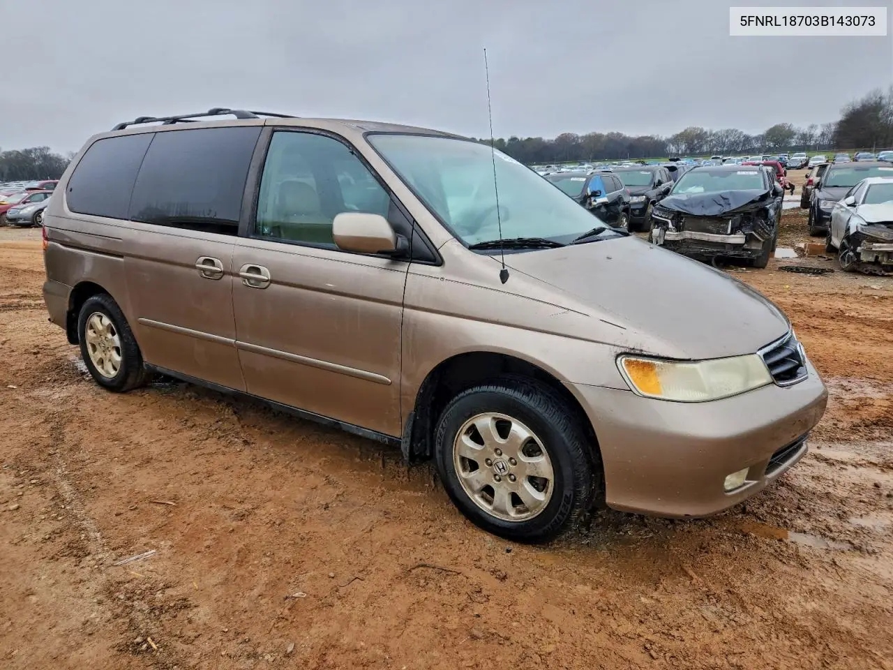 5FNRL18703B143073 2003 Honda Odyssey Exl