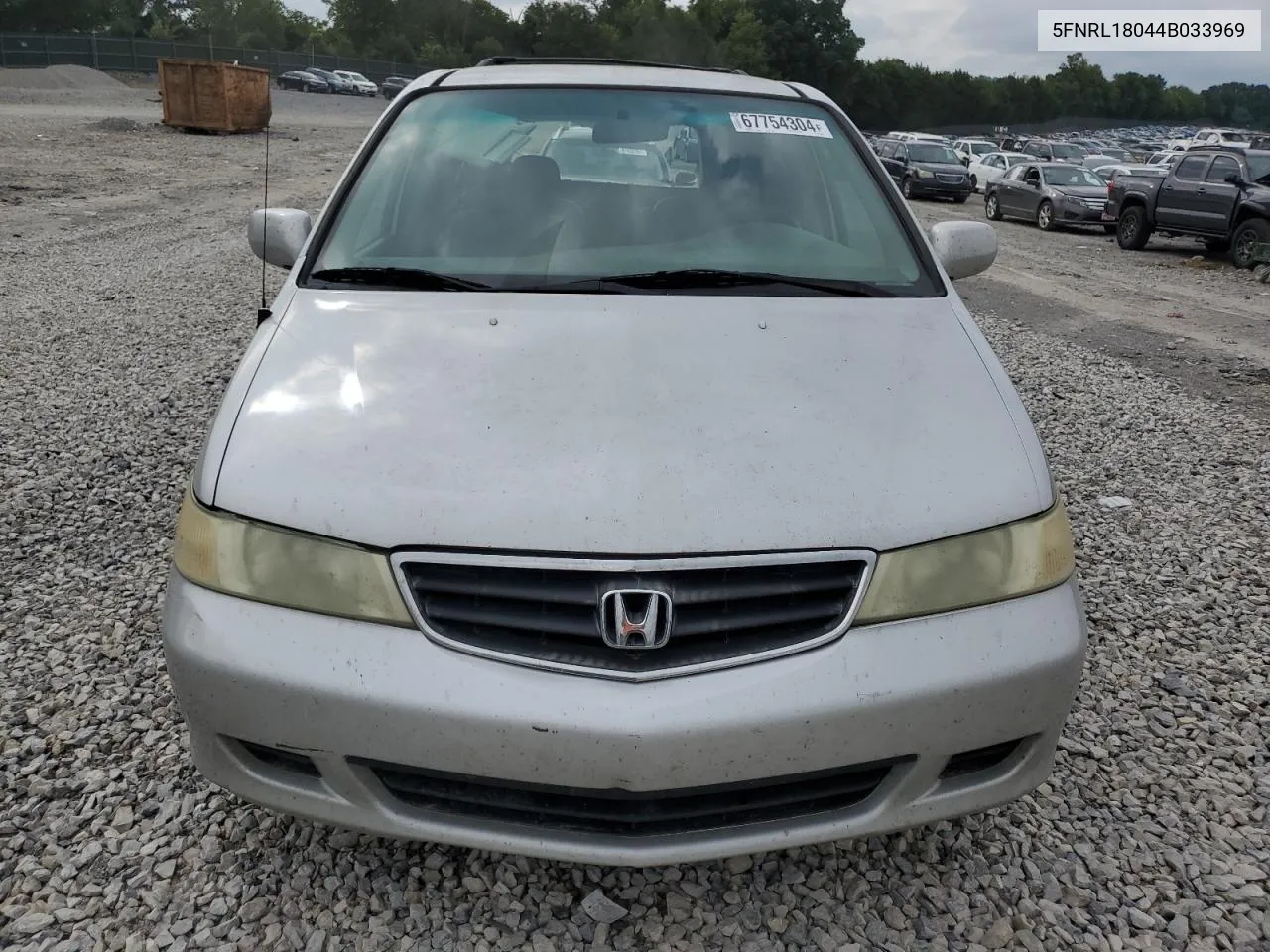 2004 Honda Odyssey Exl VIN: 5FNRL18044B033969 Lot: 67754304