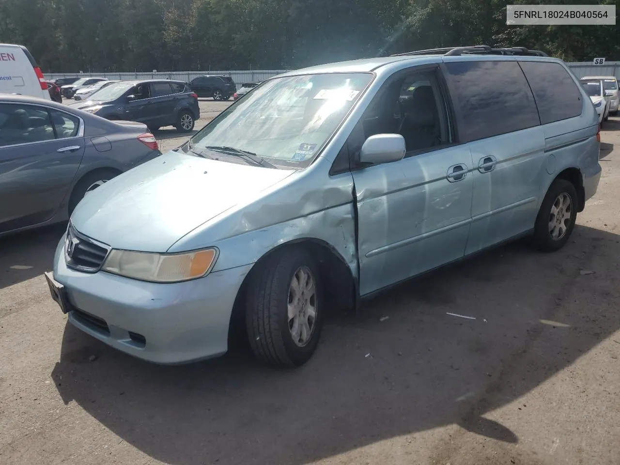 2004 Honda Odyssey Exl VIN: 5FNRL18024B040564 Lot: 72053384