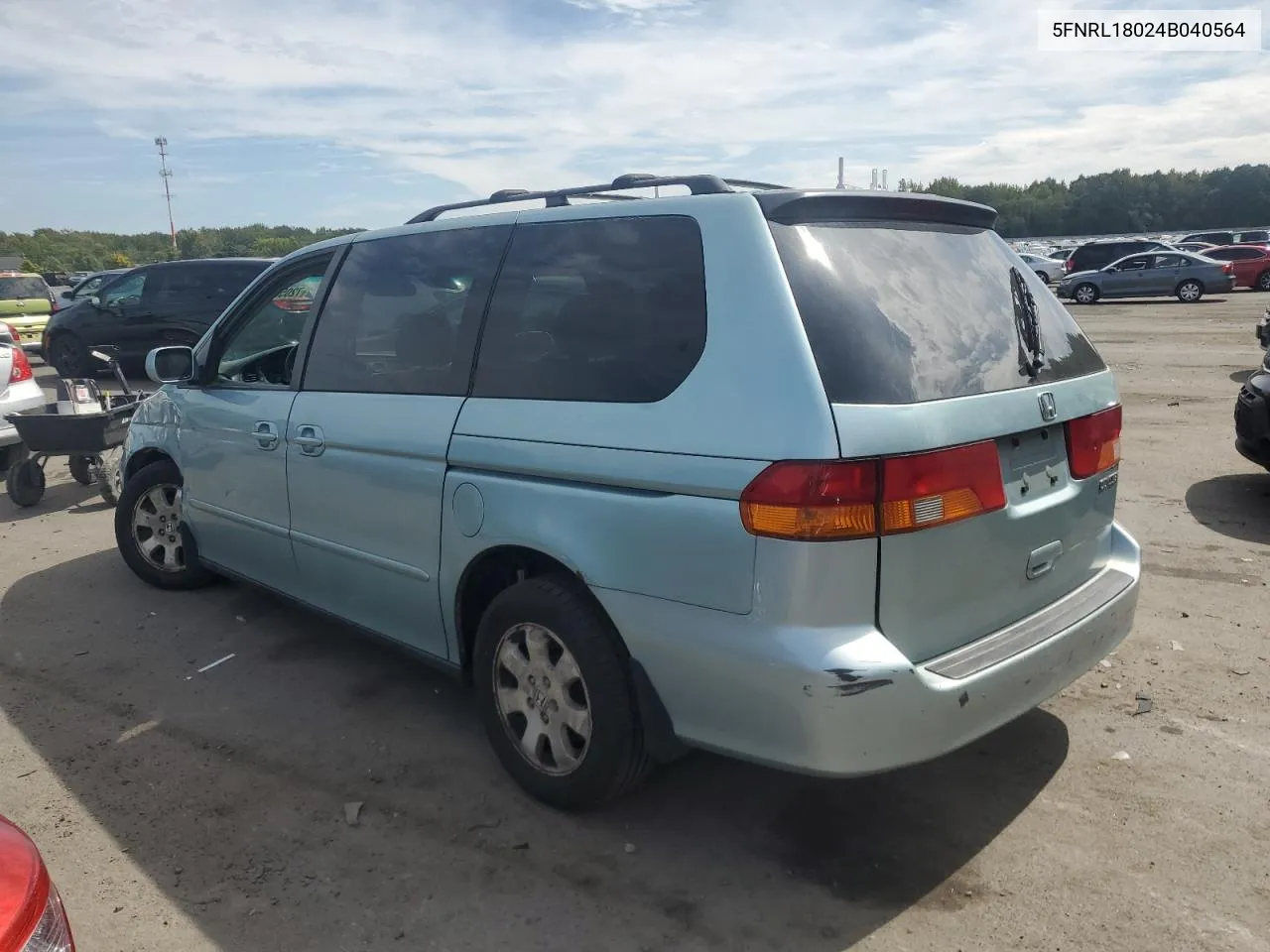 2004 Honda Odyssey Exl VIN: 5FNRL18024B040564 Lot: 72053384