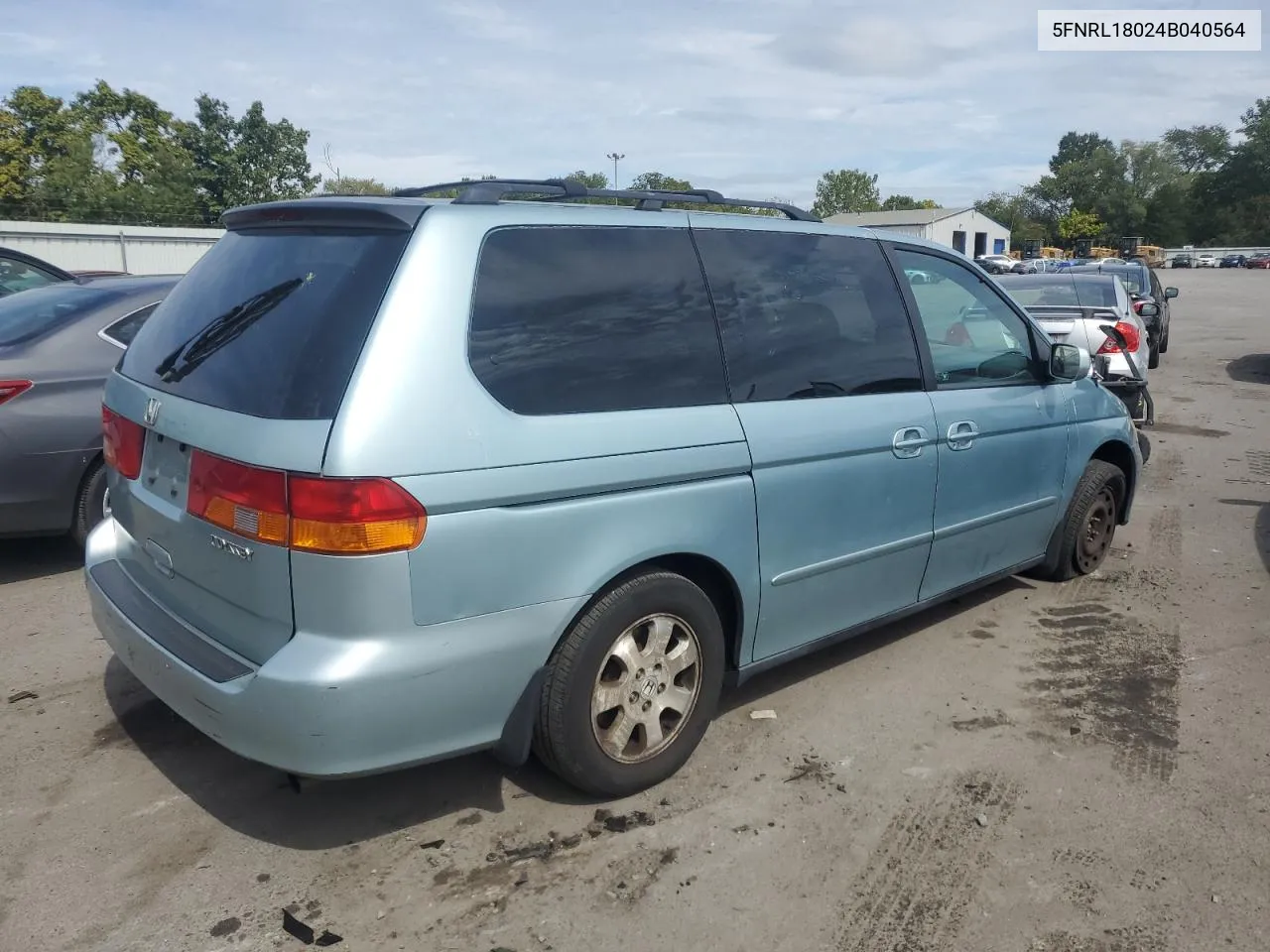 2004 Honda Odyssey Exl VIN: 5FNRL18024B040564 Lot: 72053384