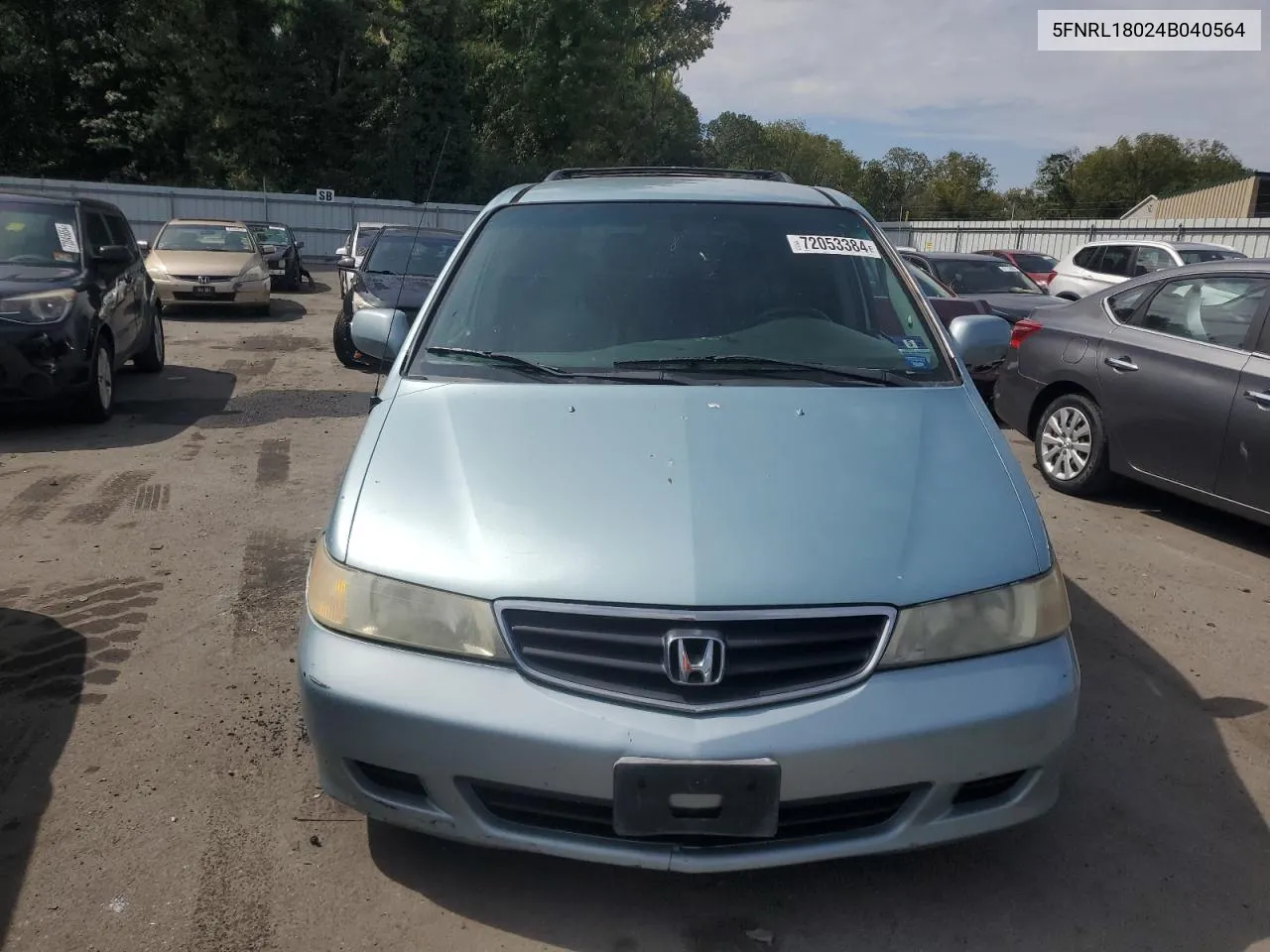 2004 Honda Odyssey Exl VIN: 5FNRL18024B040564 Lot: 72053384