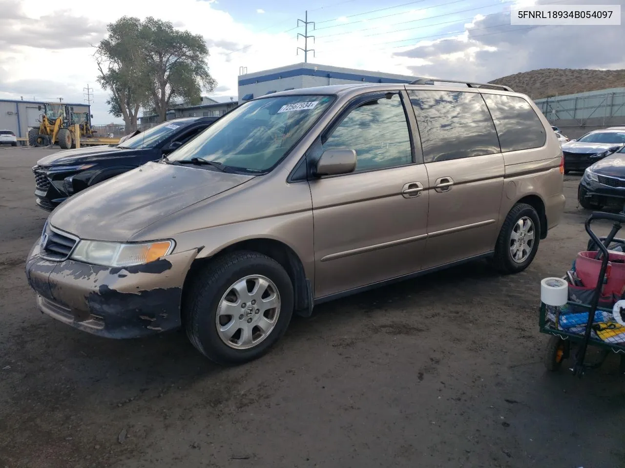 5FNRL18934B054097 2004 Honda Odyssey Exl