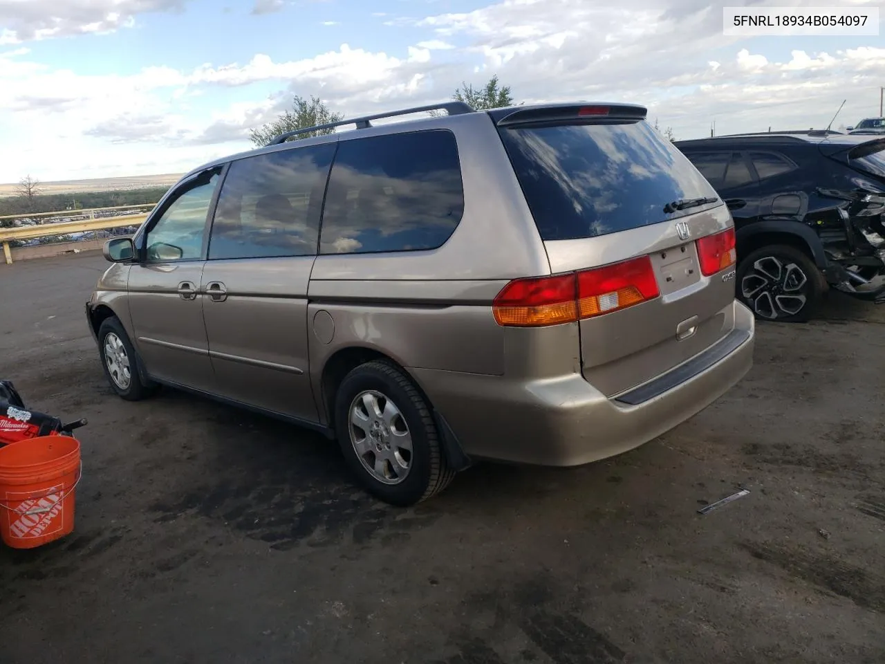 2004 Honda Odyssey Exl VIN: 5FNRL18934B054097 Lot: 72567934