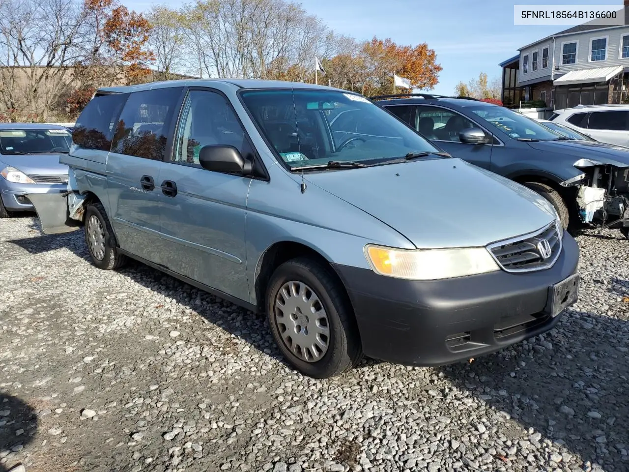 5FNRL18564B136600 2004 Honda Odyssey Lx
