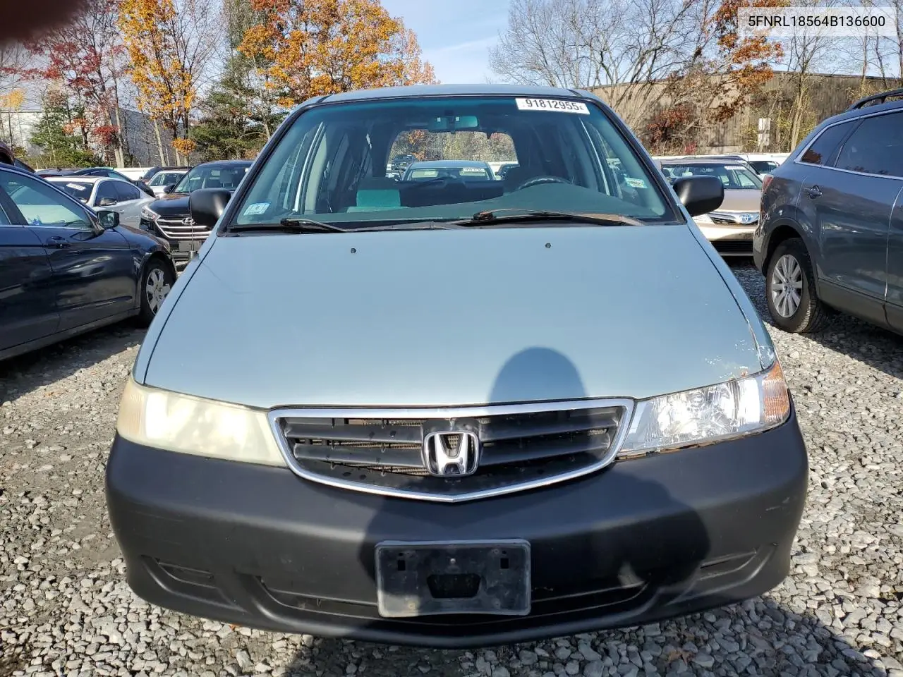 5FNRL18564B136600 2004 Honda Odyssey Lx