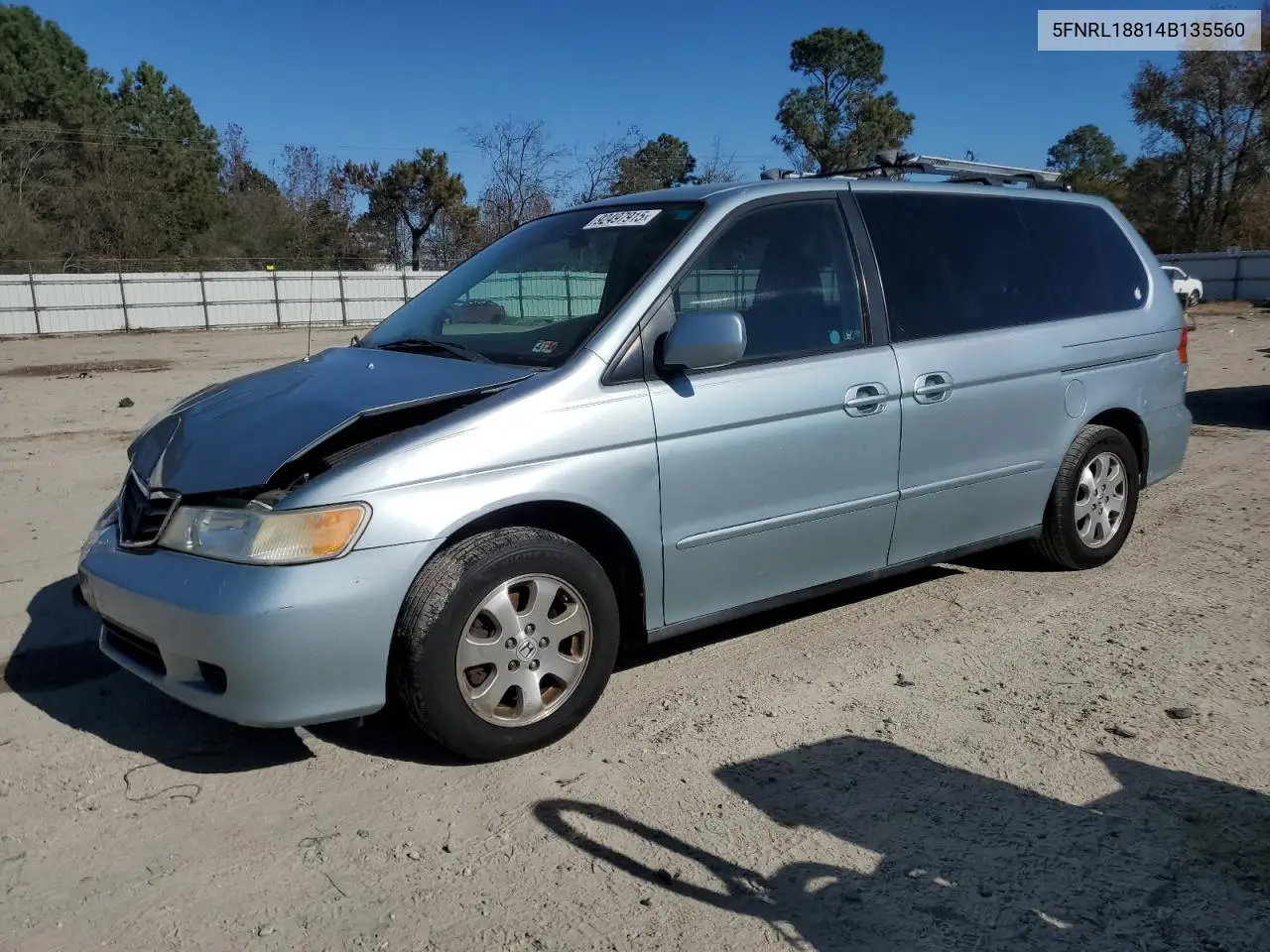 5FNRL18814B135560 2004 Honda Odyssey Ex