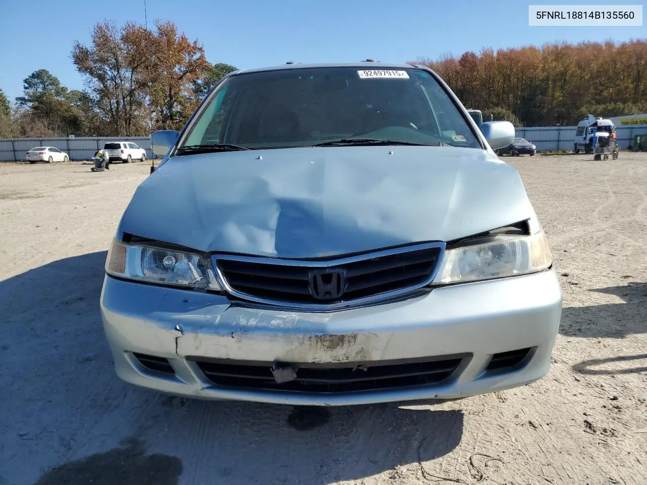 5FNRL18814B135560 2004 Honda Odyssey Ex