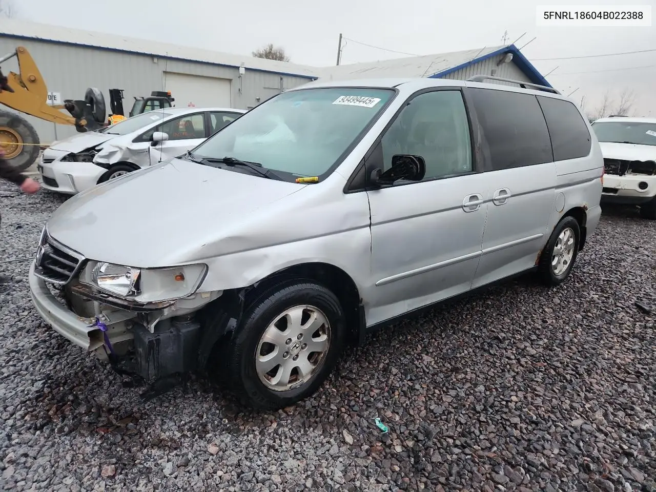 5FNRL18604B022388 2004 Honda Odyssey Ex