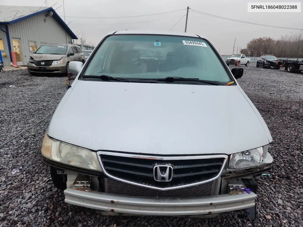 5FNRL18604B022388 2004 Honda Odyssey Ex