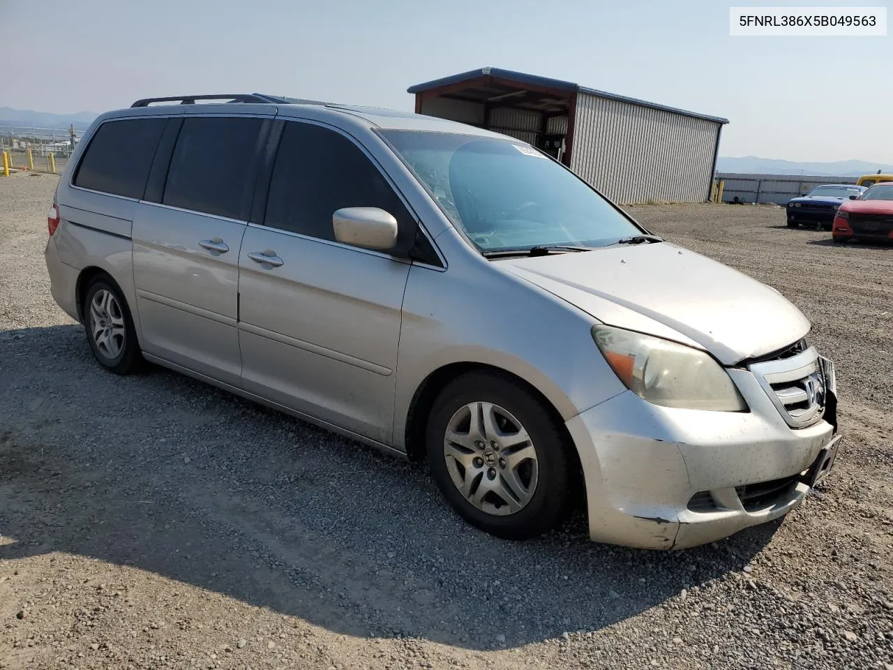 5FNRL386X5B049563 2005 Honda Odyssey Exl