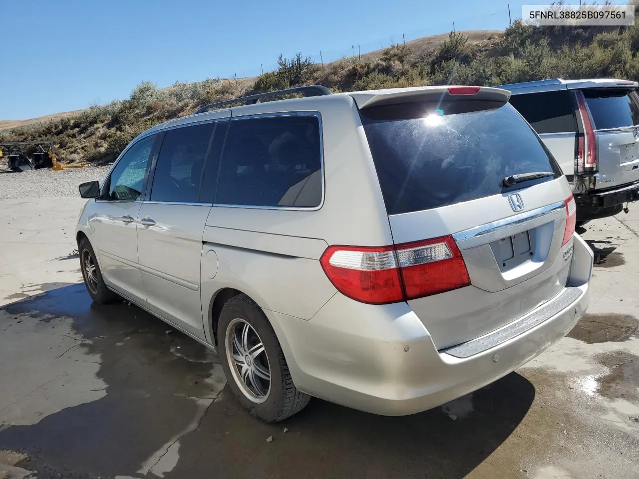 5FNRL38825B097561 2005 Honda Odyssey Touring