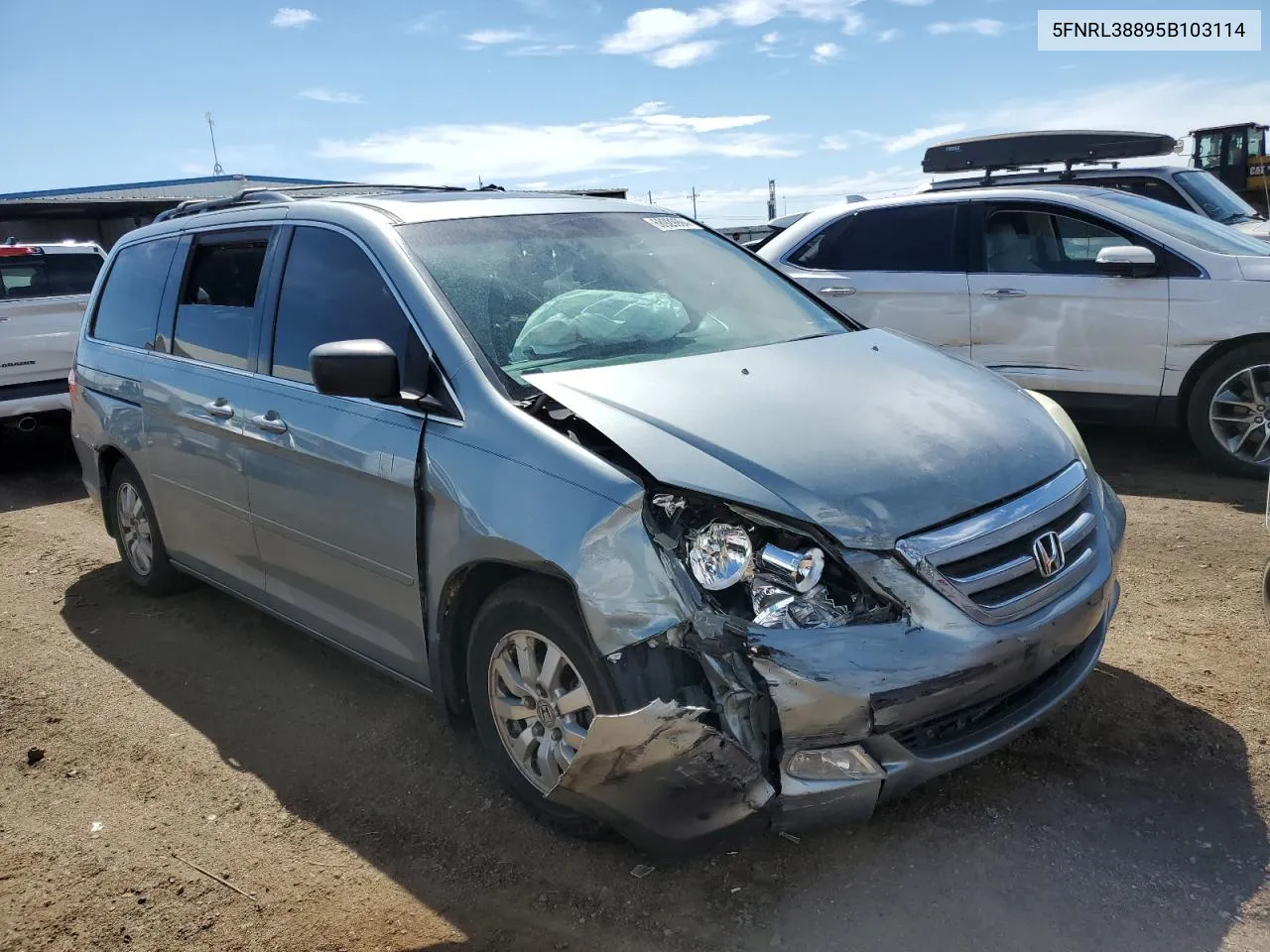 2005 Honda Odyssey Touring VIN: 5FNRL38895B103114 Lot: 68929994