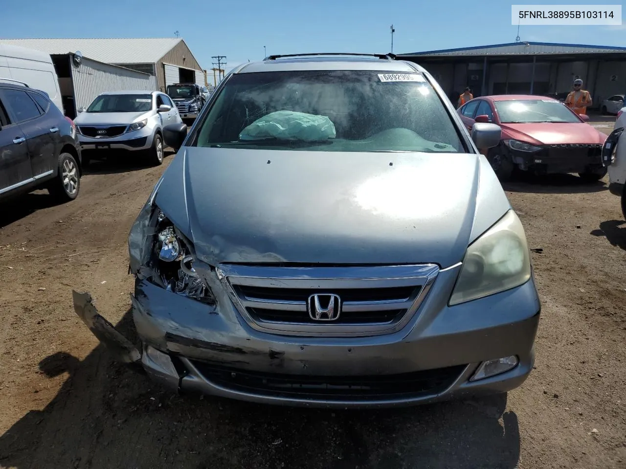 5FNRL38895B103114 2005 Honda Odyssey Touring