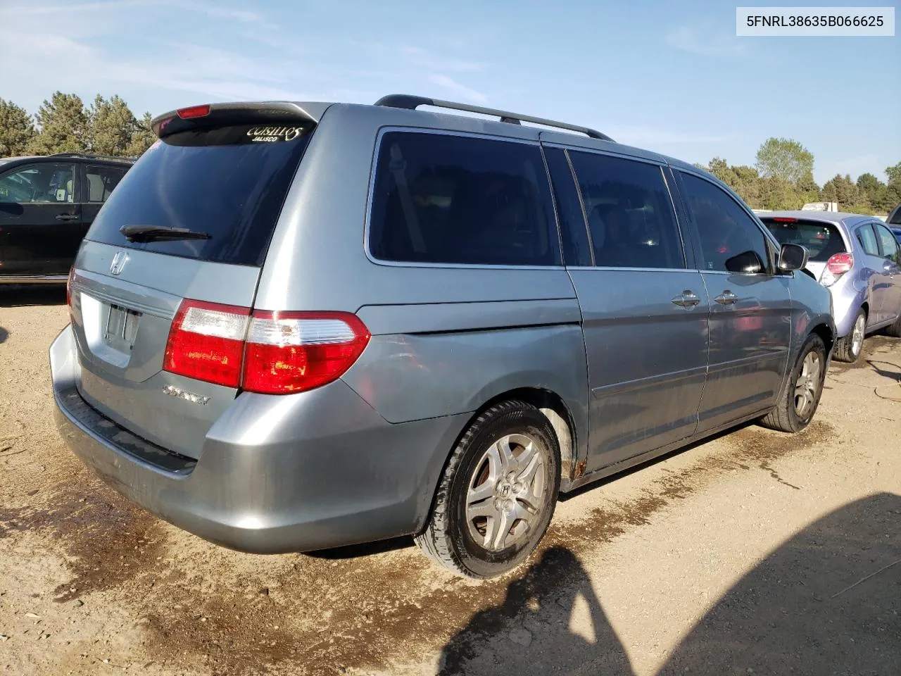 2005 Honda Odyssey Exl VIN: 5FNRL38635B066625 Lot: 71404674