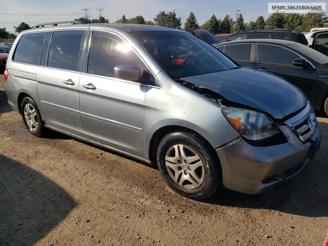 5FNRL38635B066625 2005 Honda Odyssey Exl