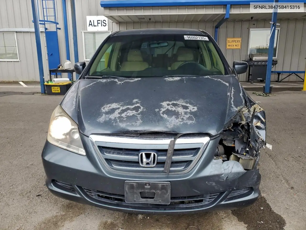 5FNRL38475B415316 2005 Honda Odyssey Ex