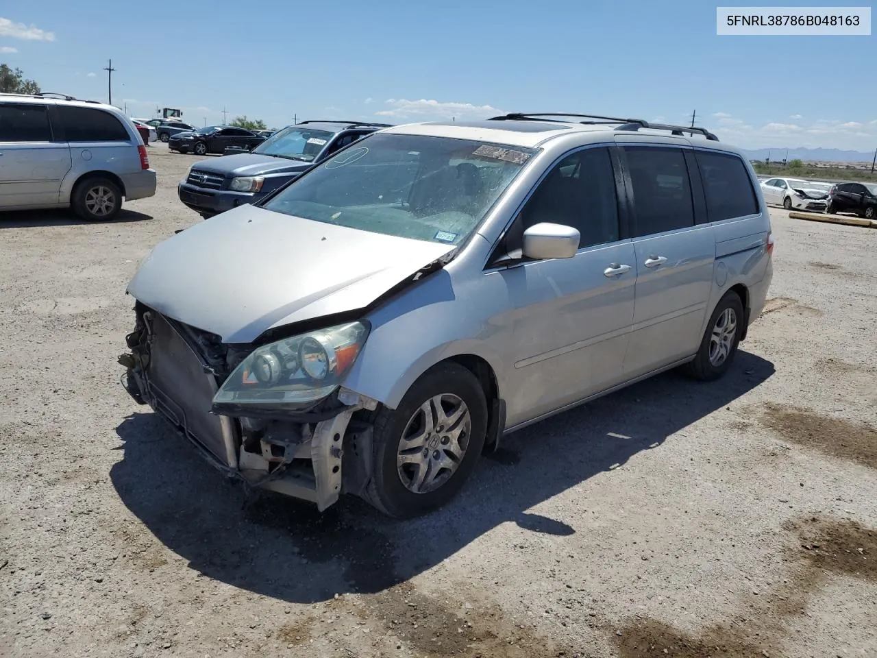 5FNRL38786B048163 2006 Honda Odyssey Exl