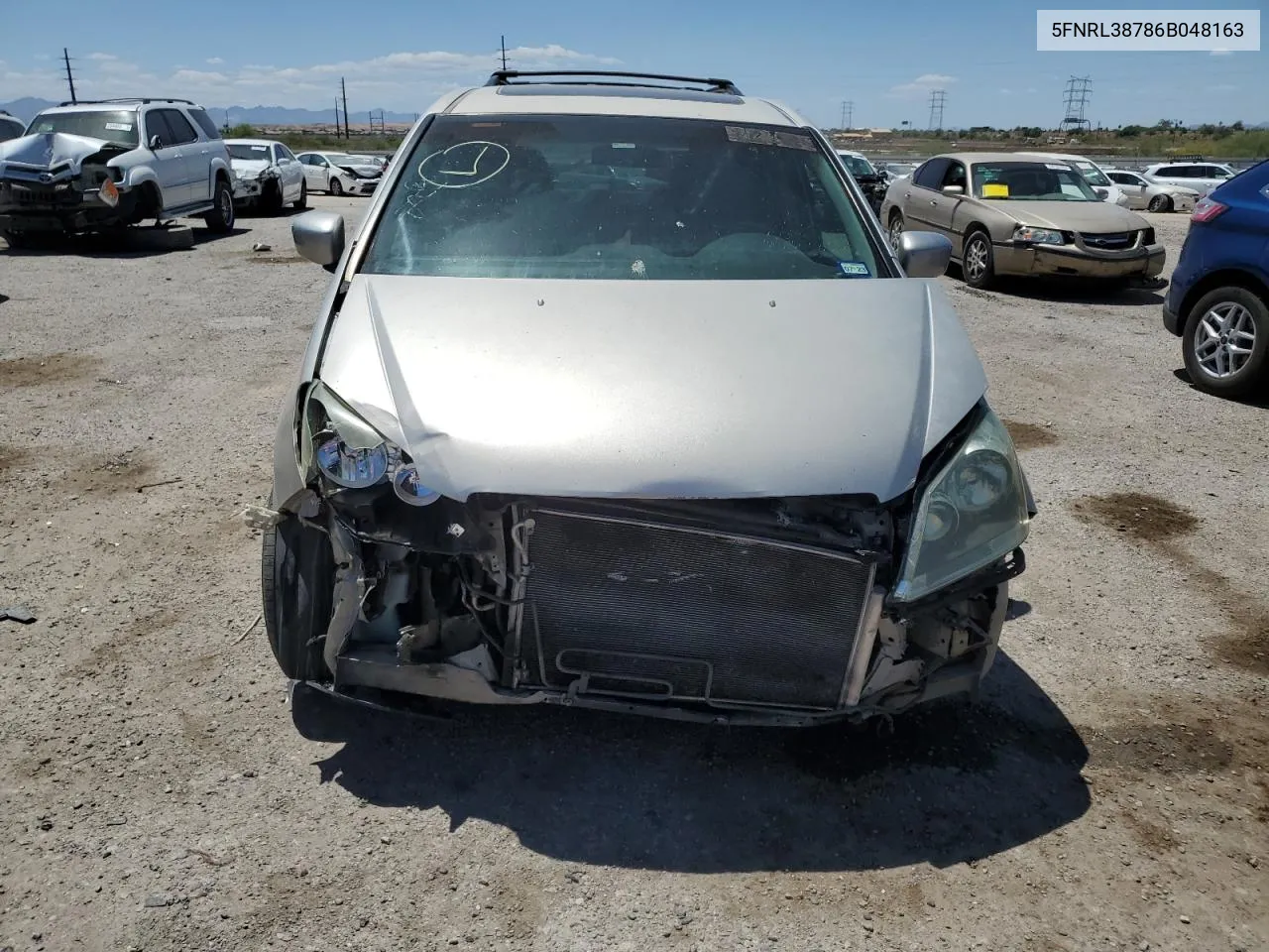 5FNRL38786B048163 2006 Honda Odyssey Exl