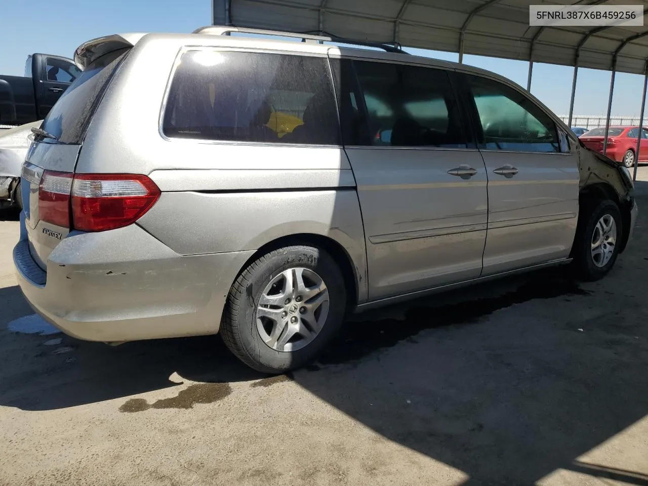 2006 Honda Odyssey Exl VIN: 5FNRL387X6B459256 Lot: 67971684